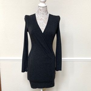 French Connection Long Sleeves Dress| Gray Sz.6 Excellent Condition